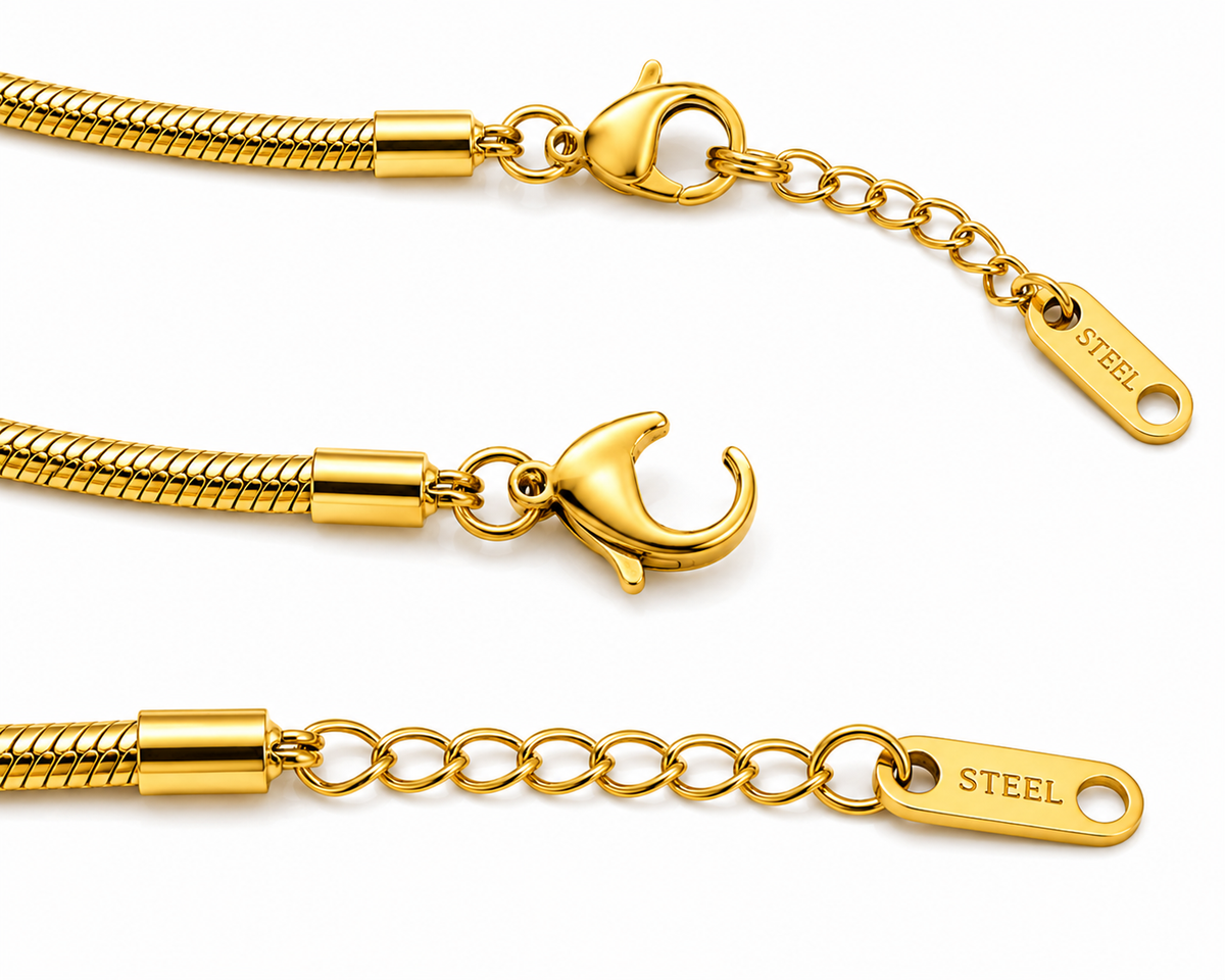 18K Gold Plated Butterfly Necklace & Earring Set