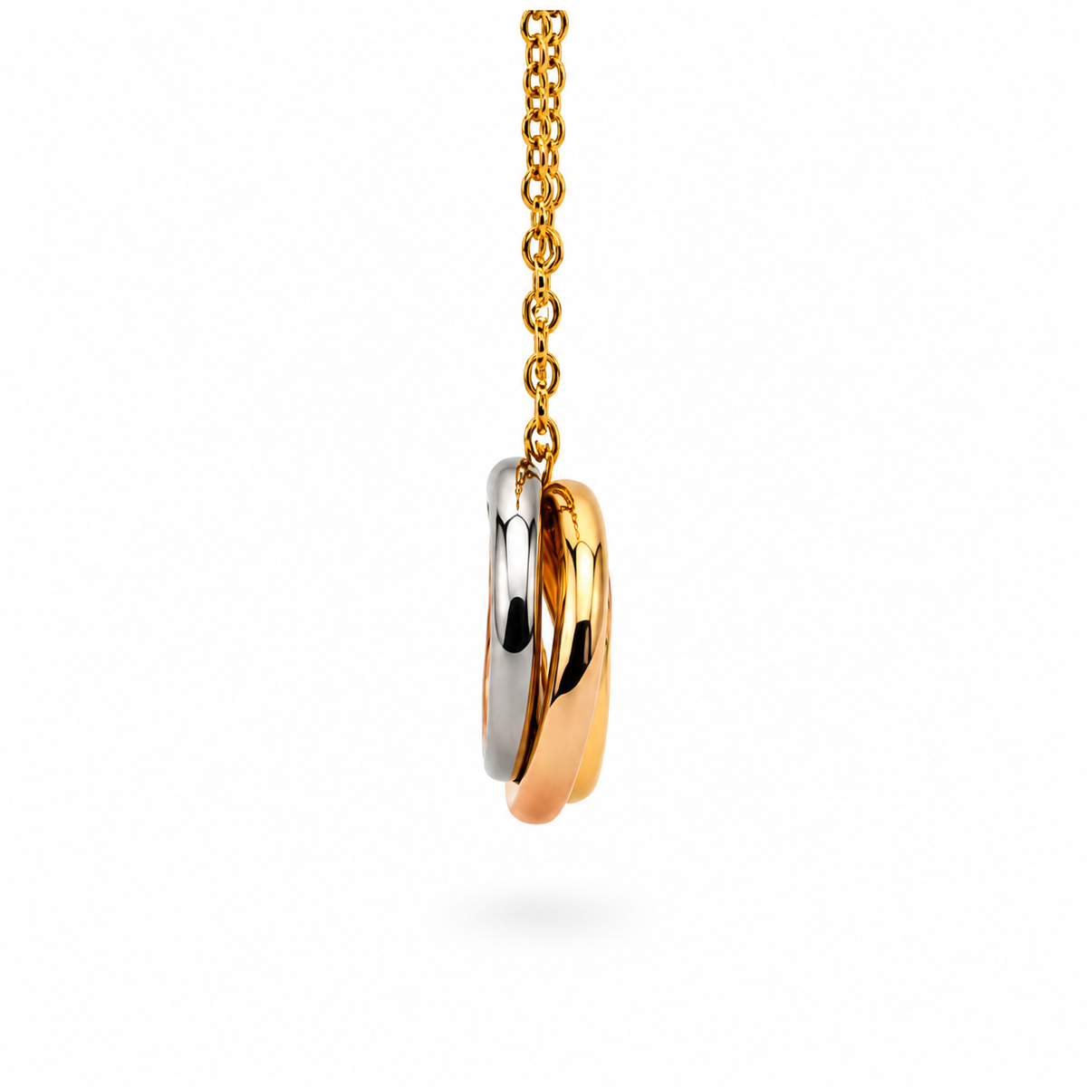 Trinity Interlock Pendant Necklace